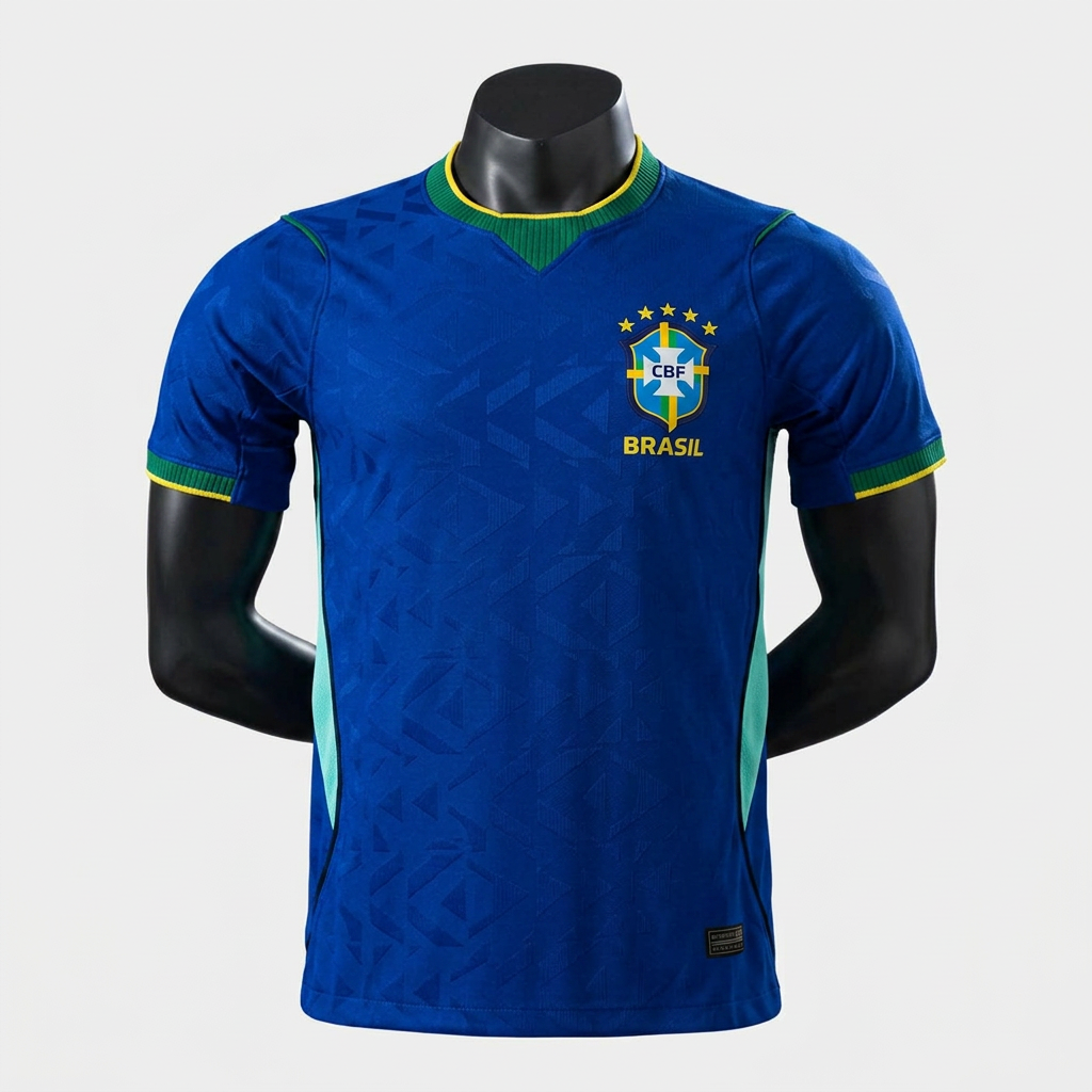 Camisa Brasil Azul Oficial 2026 (Versão Jogador)