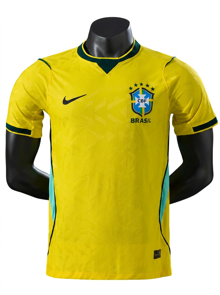 Camisa Brasil Amarela Oficial 2026 (Versão Jogador)