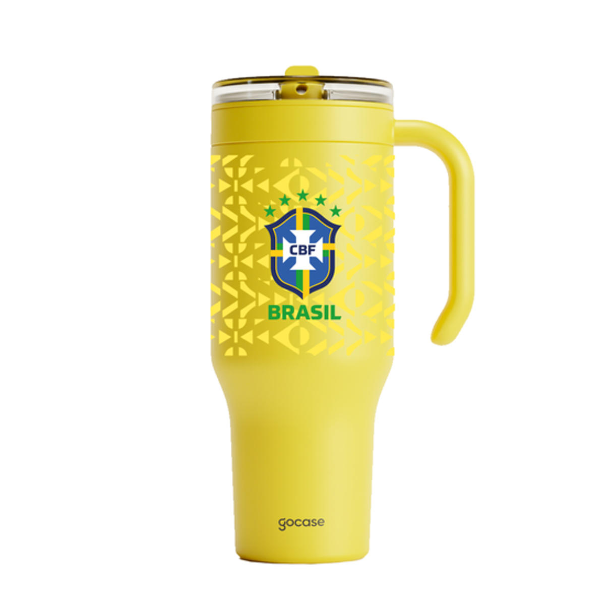 Copo Térmico Life CBF 880ml — Uniforme 1 (Amarelo)